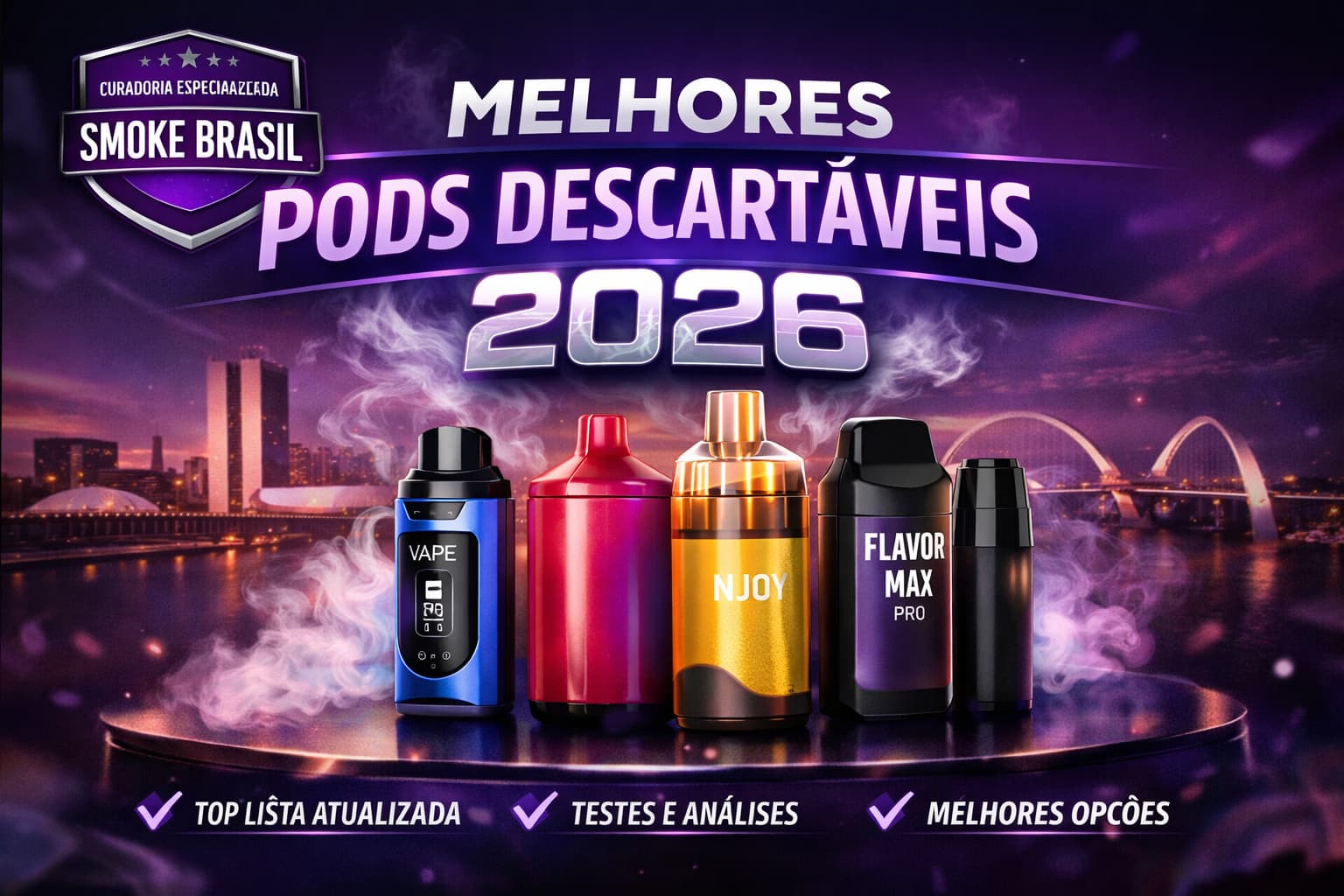 Os 10 melhores pods descartáveis em durabilidade de 2026